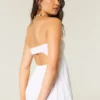 Strapless Twist Bust Maxi Dress