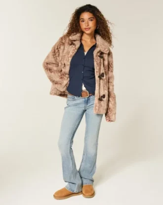 Stretch Poplin Button-Through Shirt