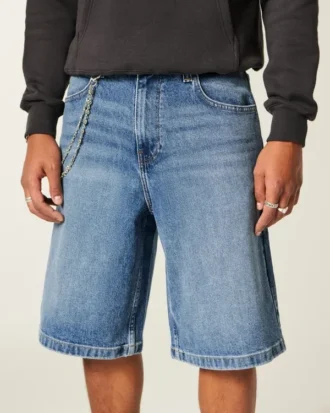 Super Baggy Eagle Graphic Denim Shorts Super Baggy Eagle Graphic Denim Shorts