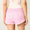 Surf Graphic Fleece Shortie Shorts