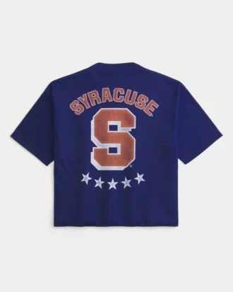 Syracuse University Orange Graphic Football Jersey