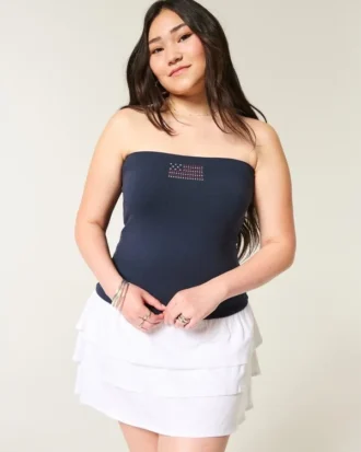 Taylor Shine Graphic Tube Top