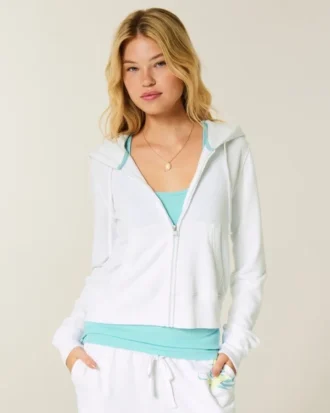Terry Zip-Up Hoodie Terry Zip-Up Hoodie