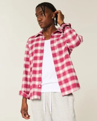 The Ohio State University Buckeyes Graphic Flannel Shirt