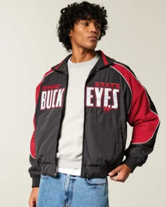 The Ohio State University Buckeyes Graphic Windbreaker Jacket