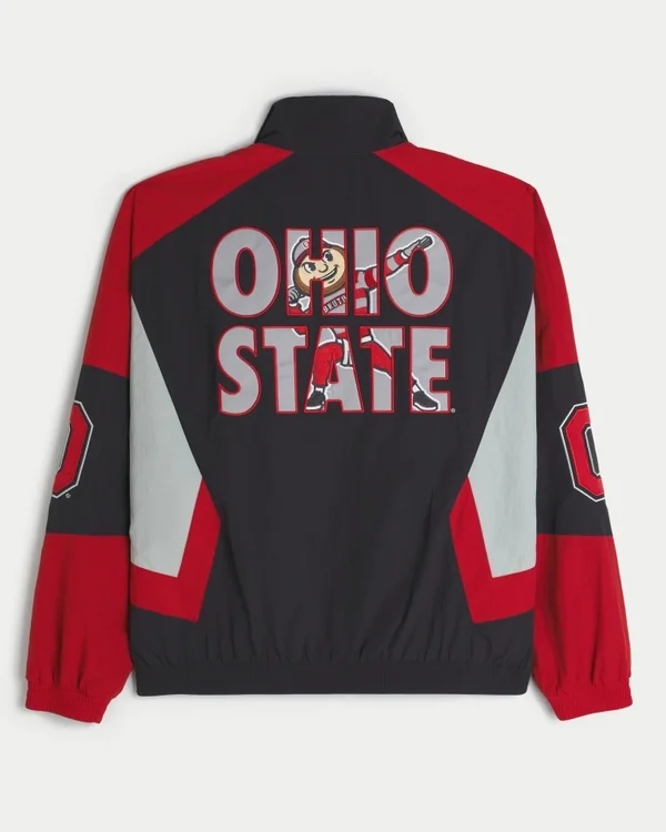 The Ohio State University Buckeyes Graphic Windbreaker Jacket The Ohio State University Buckeyes Graphic Windbreaker Jacket