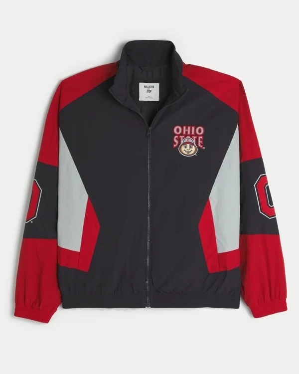 The Ohio State University Buckeyes Graphic Windbreaker Jacket The Ohio State University Buckeyes Graphic Windbreaker Jacket