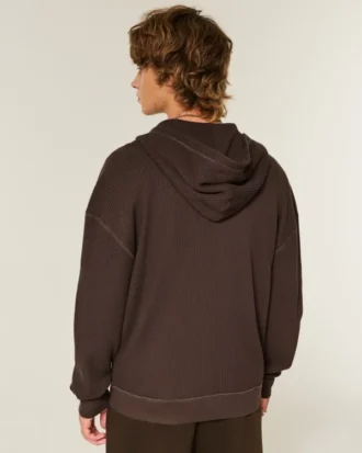 Thermal Zip-Up Hoodie