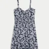 Tie Front Knit Mini Dress Tie Front Knit Mini Dress