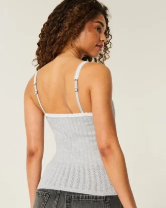 Tie-Front Sweater Tank