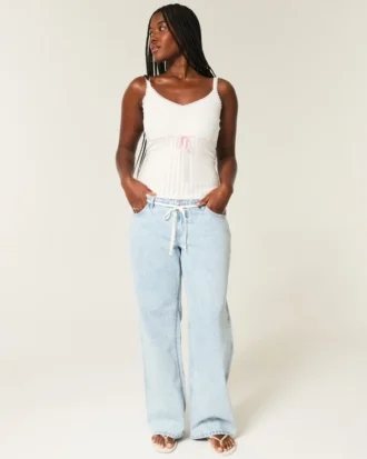 Tie-Front Sweater Tank