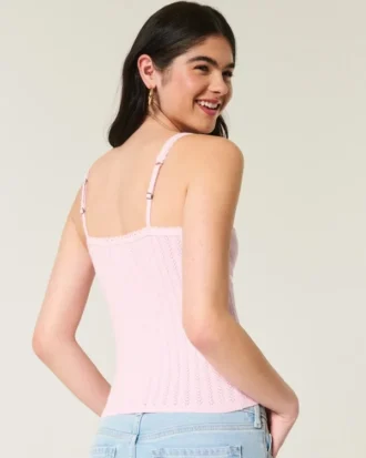 Tie-Front Sweater Tank