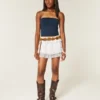 Tiered Chiffon Mini Skort