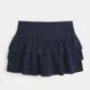 Tiered Ruffle Mini Skort