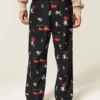 Tom and Jerry Graphic Flannel Pajama Pants