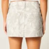 Twill Camo Mini Skirt