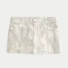 Twill Camo Mini Skirt