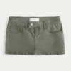 Twill Micro Mini Skort