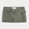 Twill Micro Mini Skort
