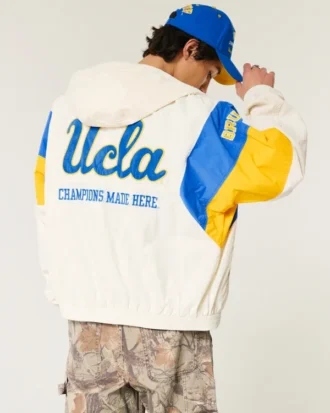 UCLA Bruins Graphic Hooded Windbreaker Jacket