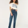 Ultra High-Rise Dark Wash 90s Straight Jeans Ultra High-Rise Dark Wash 90s Straight Jeans