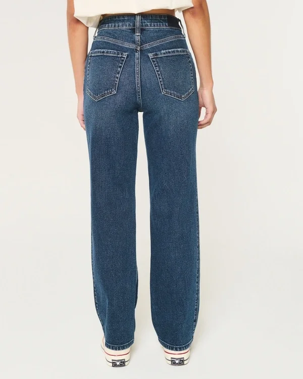 Ultra High-Rise Dark Wash 90s Straight Jeans Ultra High-Rise Dark Wash 90s Straight Jeans