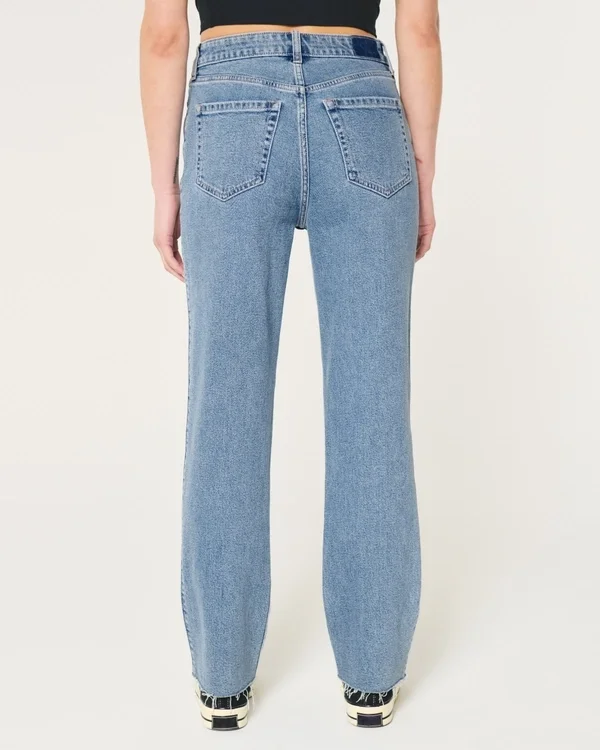 Ultra High-Rise Medium Wash 90s Straight Jeans Ultra High-Rise Medium Wash 90s Straight Jeans