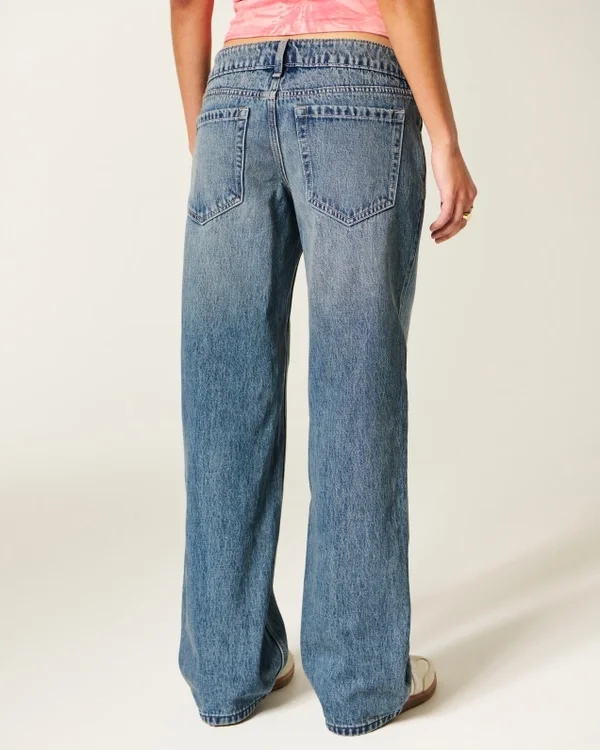 Ultra Low-Rise Dark Wash Baggy Jeans Ultra Low-Rise Dark Wash Baggy Jeans