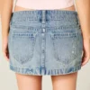 Ultra Low-Rise Denim Micro Mini Skort Ultra Low-Rise Denim Micro Mini Skort