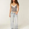 Ultra Low-Rise Light Wash Baggy Jeans Ultra Low-Rise Light Wash Baggy Jeans