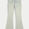 Ultra Low-Rise Light Wash Flare Jeans Ultra Low-Rise Light Wash Flare Jeans