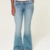Ultra Low-Rise Medium Wash Flare Jeans Ultra Low-Rise Medium Wash Flare Jeans