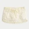 Ultra Low-Rise Twill Micro Mini Skort