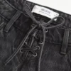 Ultra Low-Rise Washed Black Lace-Up Baggy Jeans Ultra Low-Rise Washed Black Lace-Up Baggy Jeans