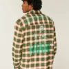 University of Miami Hurricanes Graphic Flannel Shirt