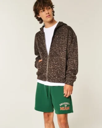University of Miami Hurricanes Graphic Fleece Shorts