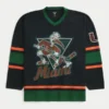 University of Miami Hurricanes Graphic Hockey Jersey