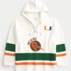 University of Miami Hurricanes Graphic Hockey Jersey Hoodie University of Miami Hurricanes Graphic Hockey Jersey Hoodie