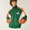 University of Miami Hurricanes Graphic Windbreaker Jacket University of Miami Hurricanes Graphic Windbreaker Jacket