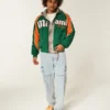 University of Miami Hurricanes Graphic Windbreaker Jacket University of Miami Hurricanes Graphic Windbreaker Jacket