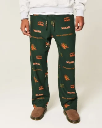 University of Miami HurricanesGraphic Flannel Pants