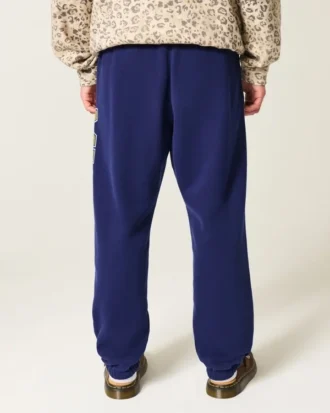 University of Michigan Wolverines Graphic Baggy Cinch Fleece Joggers