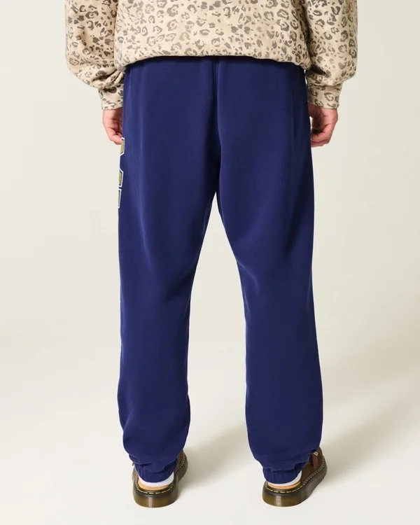 University of Michigan Wolverines Graphic Baggy Cinch Fleece Joggers University of Michigan Wolverines Graphic Baggy Cinch Fleece Joggers