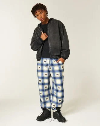 University of Michigan Wolverines Graphic Flannel Pants