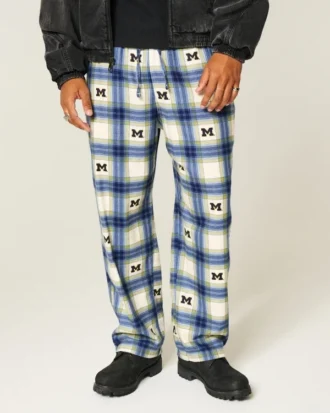 University of Michigan Wolverines Graphic Flannel Pants