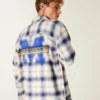 University of Michigan Wolverines Graphic Flannel Shirt