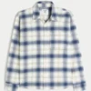 University of Michigan Wolverines Graphic Flannel Shirt