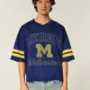 University of Michigan Wolverines Graphic Football Jersey