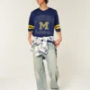 University of Michigan Wolverines Graphic Football Jersey