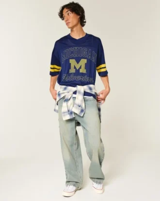 University of Michigan Wolverines Graphic Football Jersey